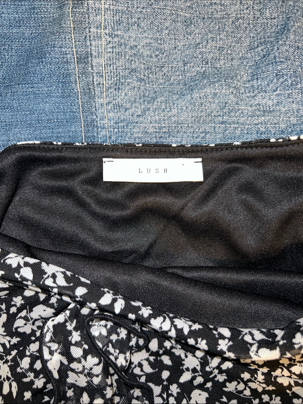 Strapless Floral Top - Picture 3 of 3